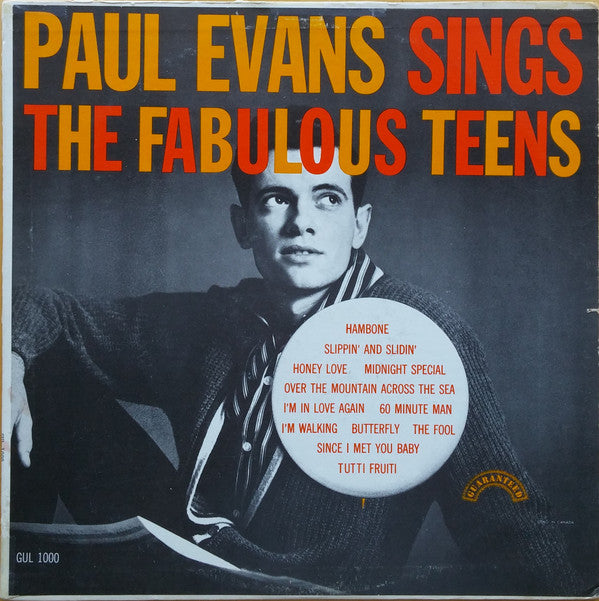 Paul Evans - Sings the Fabulous Teens (Vinyle Usagé)