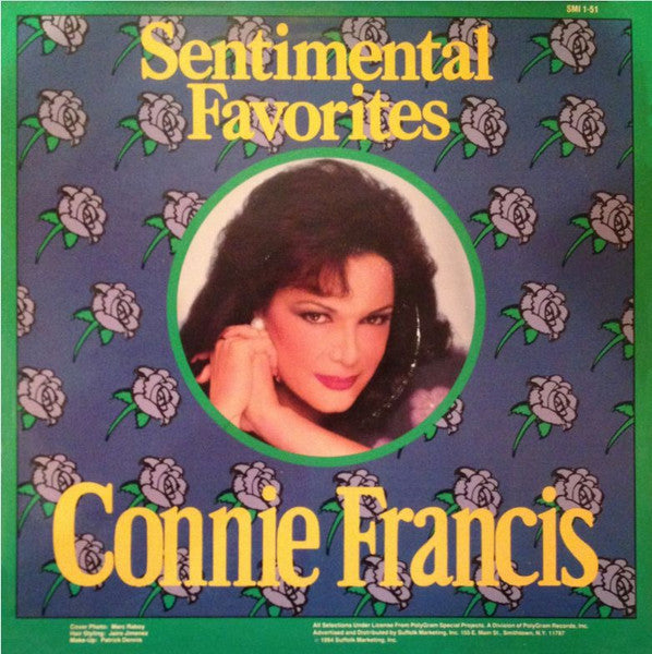 Connie Francis - Sentimental Favorites (Vinyle Usagé)