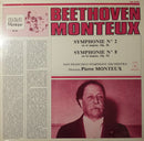Beethoven / Monteux - Symphonies No 2 in D / 8 in F (Vinyle Usagé)