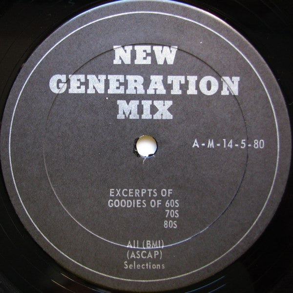 Various - New Generation Mix (Vinyle Usagé)