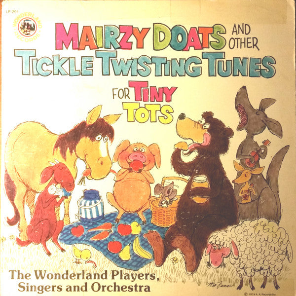 Wonderland Players Singers - Mairzy Doats and Other Tickle Twisting Tunes for Tiny Tots (Vinyle Usagé)