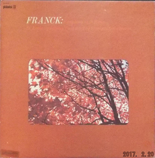 Franck / Golschmann - Symphony in D Minor (Vinyle Usagé)