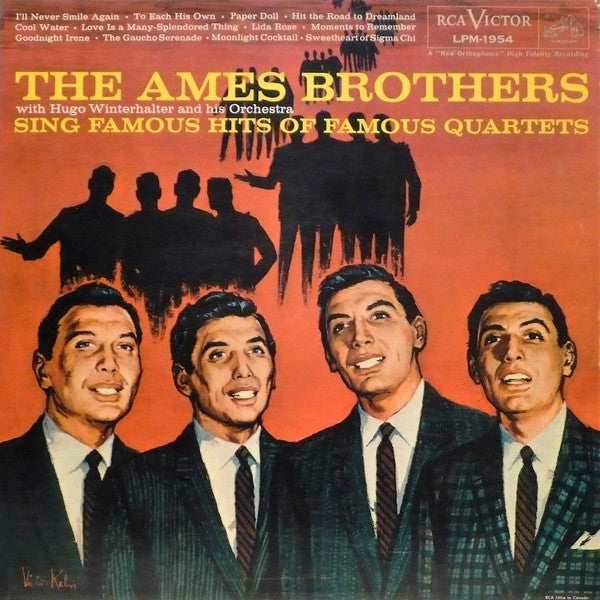 Ames Brothers - Sing Famous Hits of Famous Quartets (Vinyle Usagé)