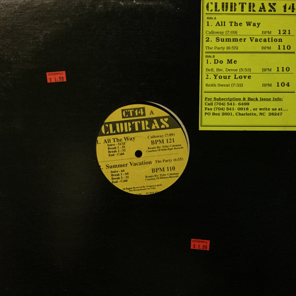 Various - Clubtrax 14 (Vinyle Usagé)