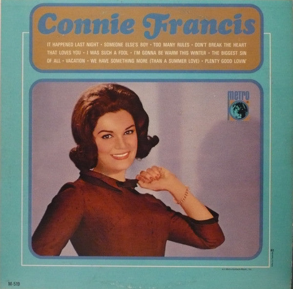Connie Francis - Connie Francis (Vinyle Usagé)