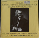 Bach / Usedruuf / Rouvier - Suite Nr 1 / Klavierkonzert (Vinyle Usagé)