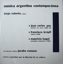 Paz / Kropfl / Kagel - Musica Argentina Contemporanea (Vinyle Usagé)