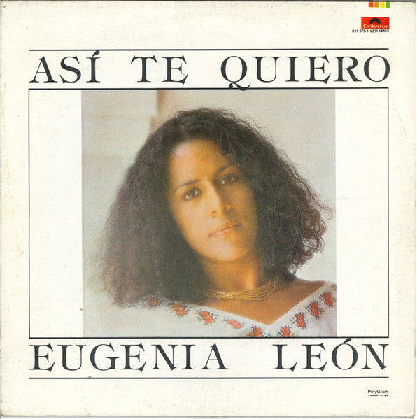 Eugenia Leon - Asi Te Quiero (Vinyle Usagé)