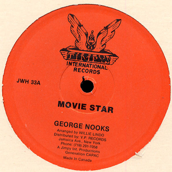 George Nooks / Cocoa Tea - Movie Star / All Over Me (Vinyle Usagé)