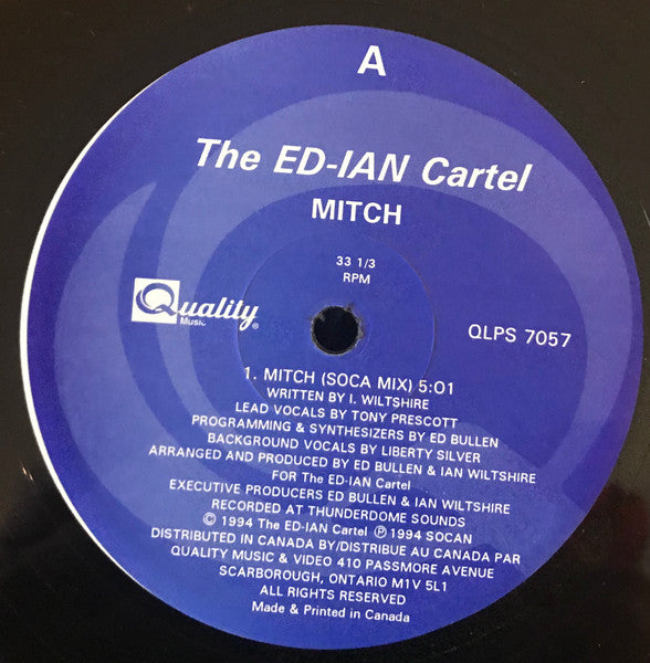 Ed Ian Cartel - Mitch (Vinyle Usagé)