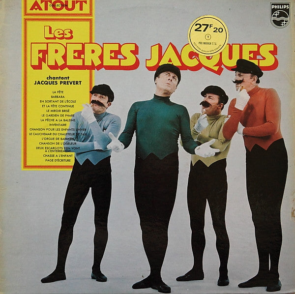 Freres Jacques - Chantent Jacques Prevert (Vinyle Usagé)