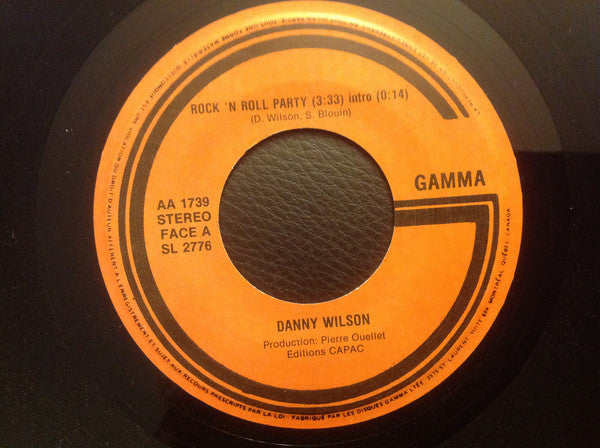 Danny Wilson (9) - Rock N Roll Party (45-Tours Usagé)