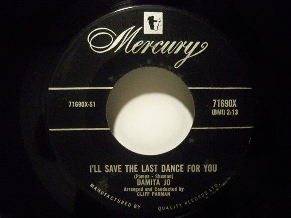 Damita Jo - Ill Save The Last Dance For You / Forgive (45-Tours Usagé)