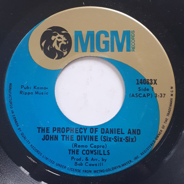 The Cowsills - The Prophecy Of Daniel And John The Divine (six-six-six) (45-Tours Usagé)