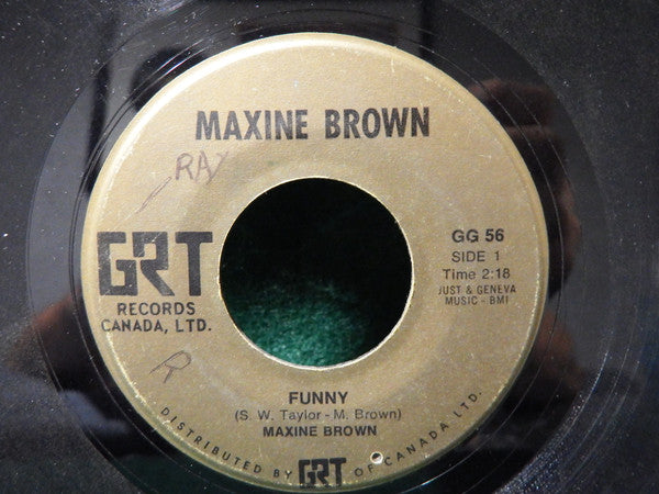 Maxine Brown - Funny / Now That Youre Gone (45-Tours Usagé)