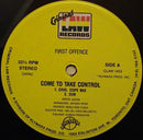 First Offence - Come to Take Control (Vinyle Usagé)