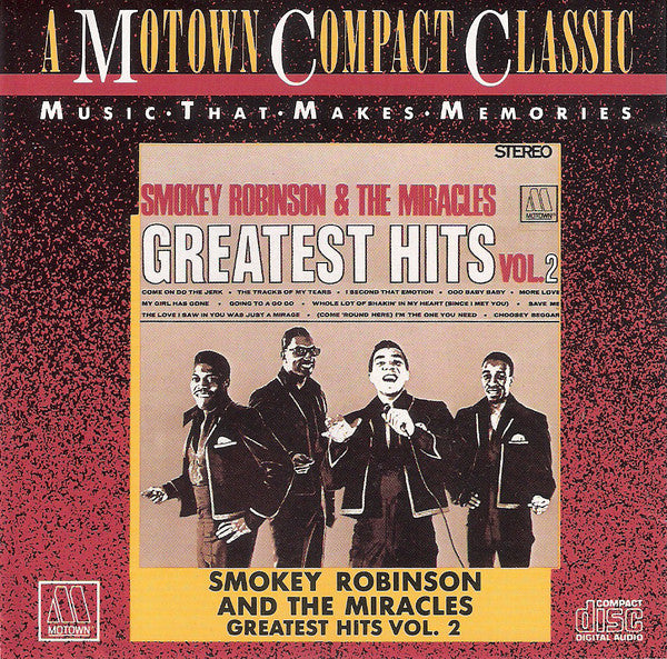 Smokey Robinson and the Miracles - Greatest Hits 2 (CD Usagé)