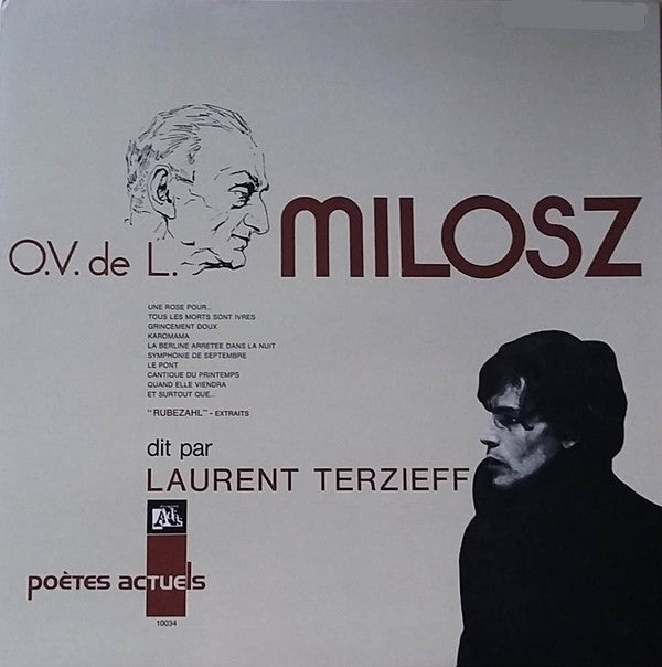 Oscar-vladislav De Lubicz-milosz - Dit Par Laurent Terzieff (Vinyle Usagé)