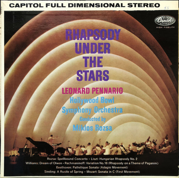 Various / Rozsa / Pennario - Rhapsody Under the Stars (Vinyle Usagé)