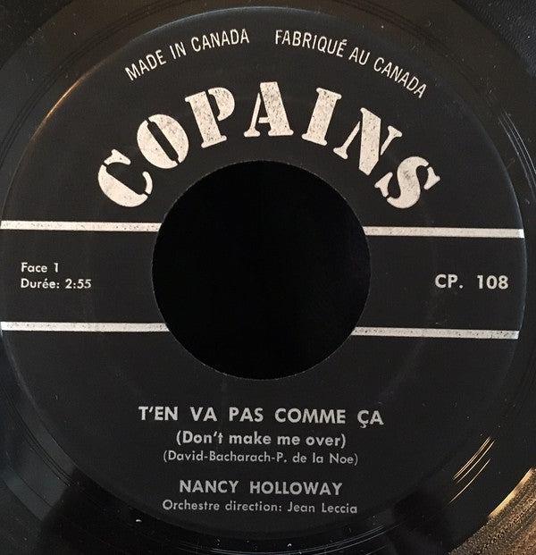Nancy Holloway - Ten Va Pas Comme Ca (45-Tours Usagé)