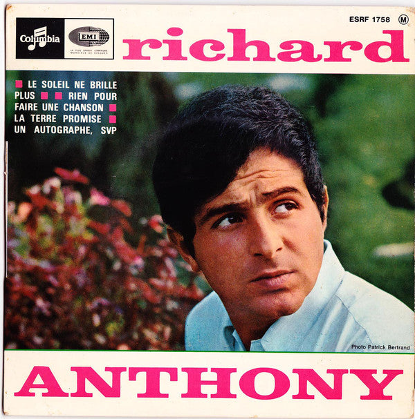 Richard Anthony (2) - Le Soleil Ne Brille Plus (45-Tours Usagé)