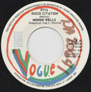 Mondo Wells - Otis Disco Citation (medley) (45-Tours Usagé)