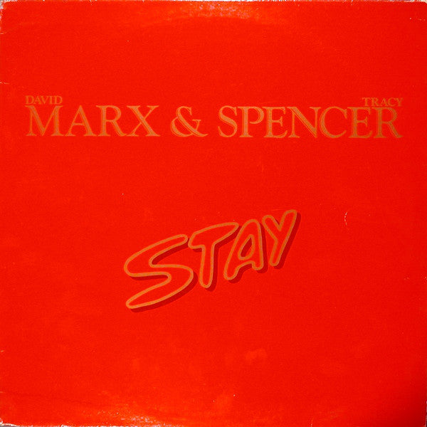 Marx and Spencer - Stay (Vinyle Usagé)