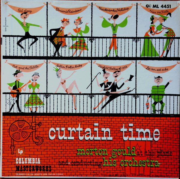 Morton Gould - Curtain Time: Morton Gould at the Piano and Conducting his Orchestra (Vinyle Usagé)