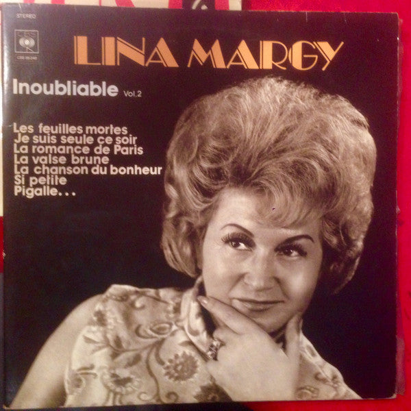 Lina Margy - Inoubliable Vol 2 (Vinyle Usagé)