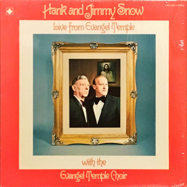 Hank Snow And Jimmy Snow With The Evangel Temple Choir - Live From Evangel Temple (Vinyle Usagé)