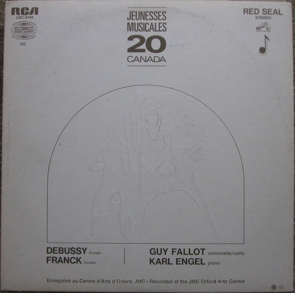 Claude Debussy / Cesar Franck - Guy Fallot Karl Engel - Jeunesses Musicales 20 Canada (Vinyle Usagé)