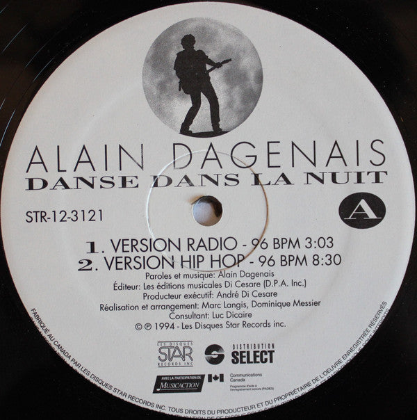 Alain Dagenais - Danse Dans La Nuit (Vinyle Usagé)
