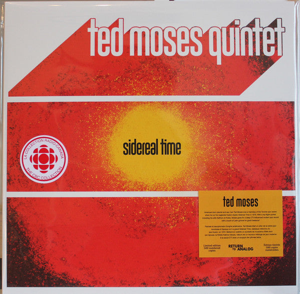 Ted Moses - Sidereal Time (Vinyle Neuf)