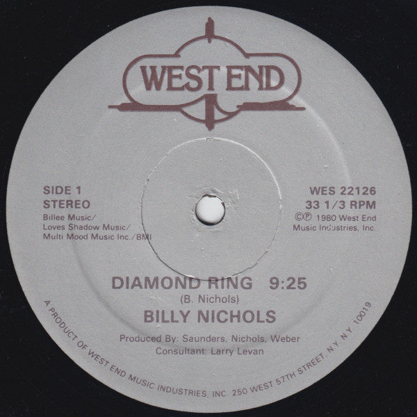 Billy Nichols - Diamond Ring (Vinyle Usagé)