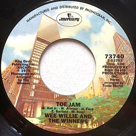 Wee Willie And The Winners - Toe Jam / Wipe Your Feet And Dance (45-Tours Usagé)