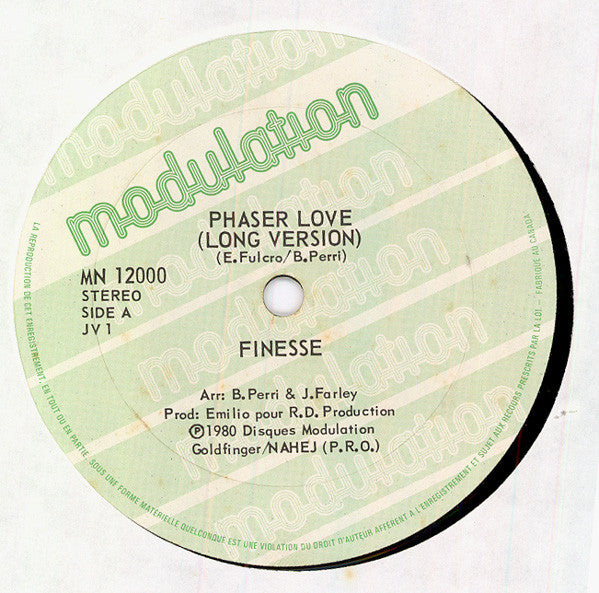 Finesse - Phaser Love (Vinyle Usagé)