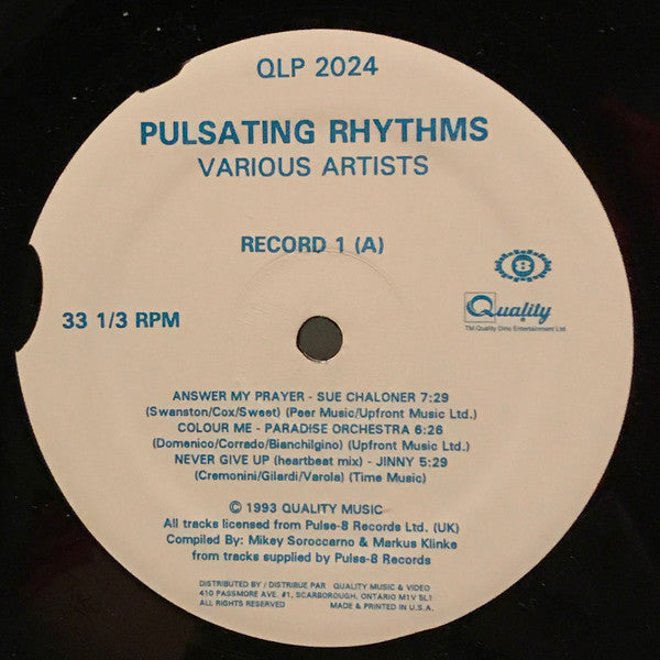 Various - Pulsating Rhythms (Vinyle Usagé)