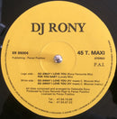 DJ Rony - Go Away I Love You (Vinyle Usagé)