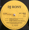 DJ Rony - Go Away I Love You (Vinyle Usagé)