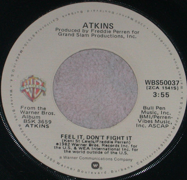Atkins - Feel It Dont Fight It (45-Tours Usagé)
