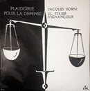 Jacques Isorni / JL Tixier-Vignancour - Plaidoirie pour la Defense (Vinyle Usagé)