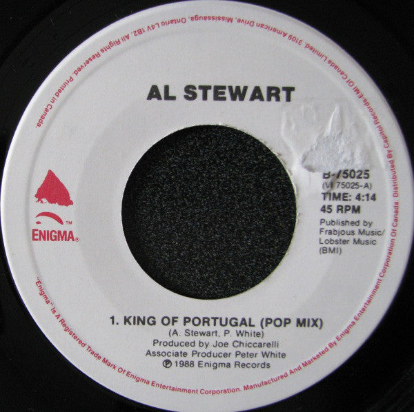 Al Stewart - King Of Portugal (45-Tours Usagé)