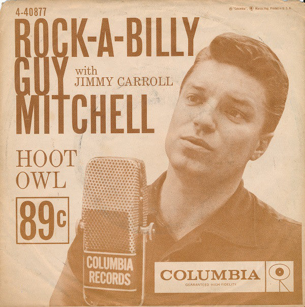 Guy Mitchell With Jimmy Carroll - Rock-a-billy / Hoot Owl (45-Tours Usagé)