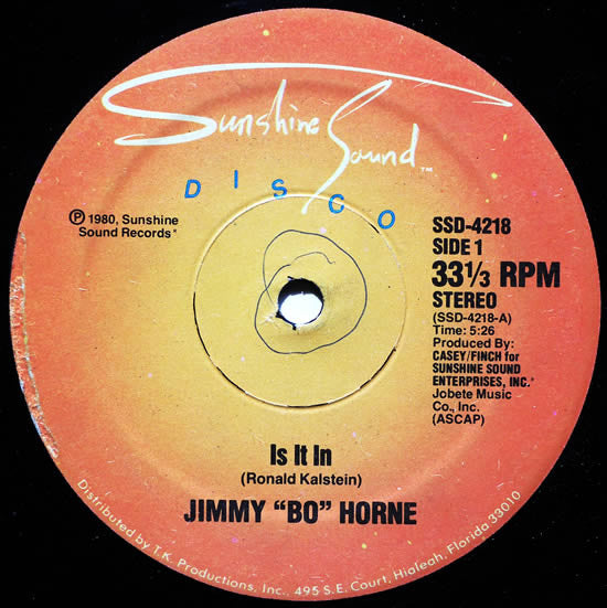 Jimmy Bo Horne - Is It In (Vinyle Usagé)