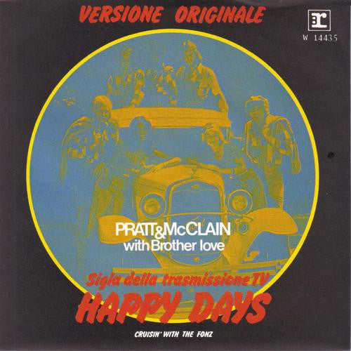 Pratt And Mcclain With Brotherlove - Happy Days (45-Tours Usagé)