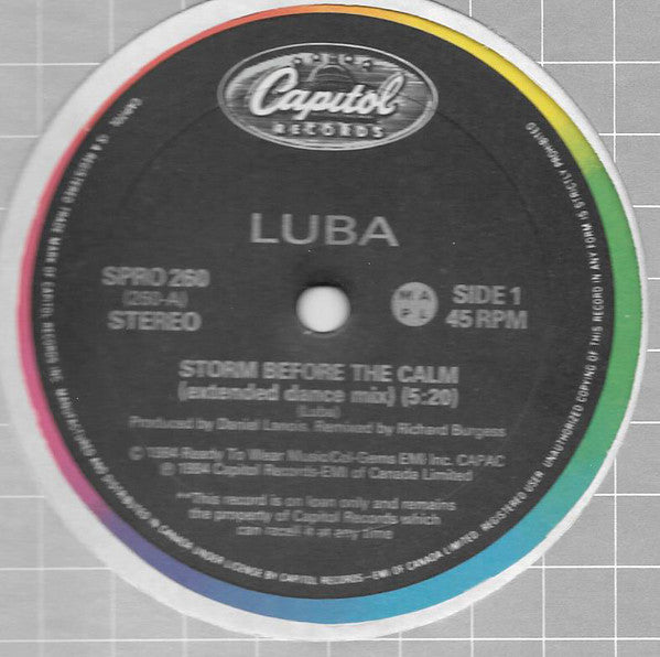 Luba - Storm Before The Calm (Vinyle Usagé)