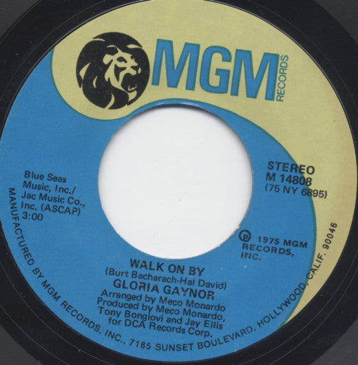 Gloria Gaynor - Walk On By / Real Good People (45-Tours Usagé)