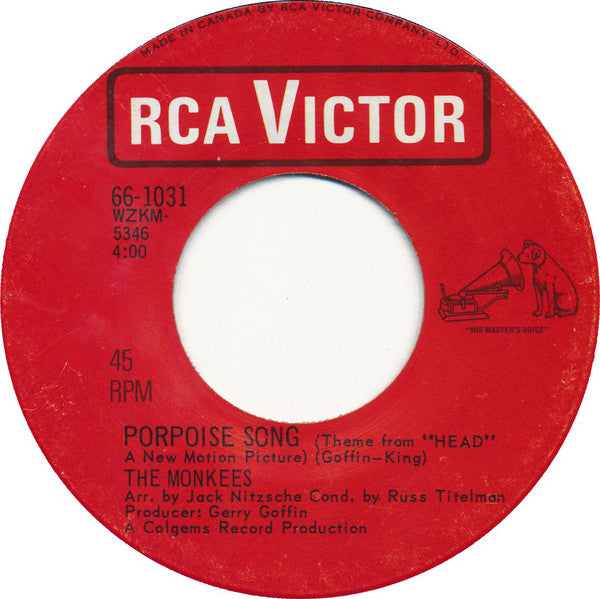 The Monkees - Porpoise Song / As We Go Along (45-Tours Usagé)
