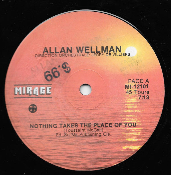 Allan Wellman - Nothing Takes The Place Of You (Vinyle Usagé)