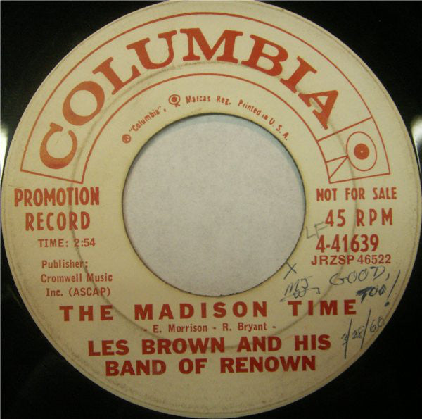 Les Brown And His Band Of Renown - The Madison Time / Madison Hop (45-Tours Usagé)